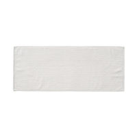 無印良品 ふっくらパイルフェイスタオル（柄） ３４×８５ｃｍ ライトグレーストライプ 良品計画