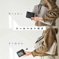 大河商事 リール付きICカードケース スモーキーブルー パスケース カードケース bon021-SKBL 1個（直送品）