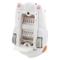 サンスター文具 卓上クリーナー もぐもぐズー ミケ S8902380 1セット(1個×3)（直送品）