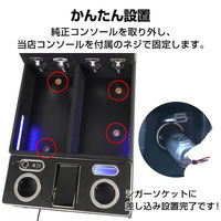 万方商事 コンソールボックス ハイエース専用 ee394 1個（直送品）