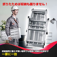 万方商事 アルミ製 折りたたみ式踏み台 ny220 1台（直送品）