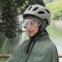 大久保製作所 自転車屋さんのポンチョ バイザー付 Dー3POAーVI クリームベージュ D-3POA-VIクリームベージュ 1個（直送品）