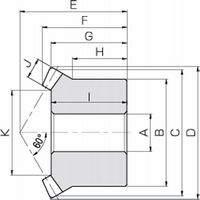 小原歯車工業 マイタ アンギュラマイタ(焼入プラス) SAMーH SAM1.5ー20045H 1個（直送品）