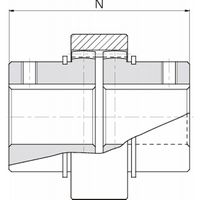 小原歯車工業 ギヤカップリング 内筒 GC [Jシリーズ] GC3ー20SJ45 1個（直送品）