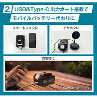 シェード AERO TOOLS バッテリー5.2Ah Plus he-bat11aero102 1個（直送品）