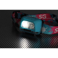 ジェントス SG 多機能防水乾電池式ヘッドライト SGHL-02D 1台（直送品）