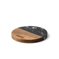 バイカラーコースター ブラック 1セット（1個×6） LAKOLE/ラコレ