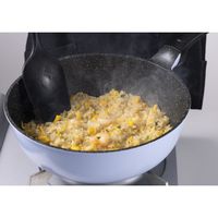 軽い 深型フライパン 24cm ガス火専用 ラクカル 000DW5904 1個 特定PFASフリー 炒め鍋 貝印