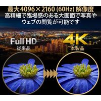 HDMI切替器(2ポート) PC マルチディスプレイ ミラーリング 専用リモコン付き DH-SW4KP21BK エレコム 1個