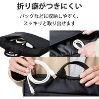 USBケーブル USB A to USB C シリコン素材 RoHS ホワイト MPA-ACSS20WH エレコム 1個