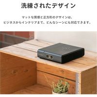 FunLogy BOX3 LED 小型プロジェクター 400ANSIルーメン シルバー（直送品）
