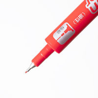 パイロット 油性ツインマーカー 細・極細 レッド MEF-12EU-R 1本