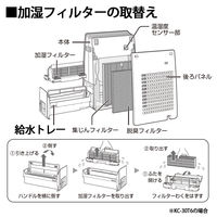 シャープ（Sharp） 交換用加湿フィルター FZ-G30MF 1枚