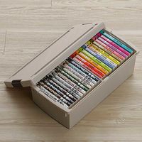 ベストコ 収納ボックス 収納ケース ワイド 仕切り付 ワームグレー MA-3034 4975970255575 1個（直送品）