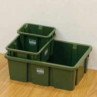 ベストコ 収納 コンテナストレージ ボックス S カーキ MA-3052 スタックネスト 4975970255674 1個（直送品）