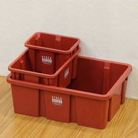 ベストコ 収納 コンテナストレージ ボックス S ワインレッド MA-3053 スタックネスト 4975970255681 1個（直送品）
