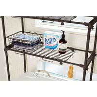 ベストコ 洗濯機ラック ブラウン NY-236 防水パンにも置ける 4975970254141 1個（直送品）