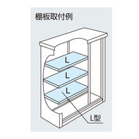 淀川製鋼所 ヨド物置 エスモESF-1605DWC ウッディココア　1台（直送品）