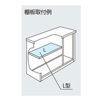 淀川製鋼所 ヨド物置 エスモESF-1805YTW ティントホワイト　1台（直送品）