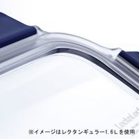 ベストコ ふた付き 耐熱ガラス 保存容器 スクエア 750ml ロック&ロック トップクラス LBG224 4975970254196 1個