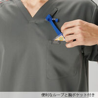 フォーク 国境なき医師団 男女兼用スクラブ トープ LL 7091SC-30-LL 1枚（直送品）