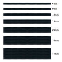 小西リボン 両面別珍リボン ベルベットリボン 12mm巾×10m巻 白 KR5000-12-10 1巻10m（直送品）