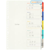 マルマン B5 Wインデックス5山 LT5025 1セット(1冊×15)