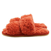 【スリッパ】オクムラ ダブルベルトスリッパ Ｍ オレンジ（直送品）