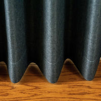 ユニベール サーク 遮光カーテン レースカーテン セット 1000×2000mm  ネイビー 1セット(4枚入)（直送品）