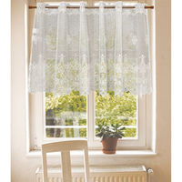 ユニベール 防炎クライフ 防炎カフェカーテン 1000×1000mm  ホワイト 1枚（直送品）