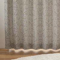 ユニベール シャロン 3級遮光カーテン 1000×2000mm  グレーベージュ 1セット(2枚入)（直送品）