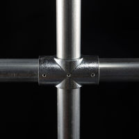 グリーンクロス 単管用ジョイント金具 Kタイプ クロス継ぎ KJ-3X 1個（直送品）