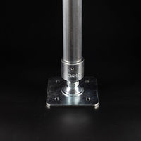 グリーンクロス 単管用ジョイント金具 Kタイプ 水平調整 ラウンド 重量用スクエア型 KSC-1C-S2000B 1個（直送品）