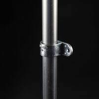 グリーンクロス 単管用ジョイント金具 Kタイプ シングル羽根付き 板留 KW-1SB 1個（直送品）