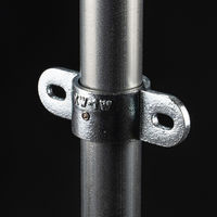 グリーンクロス 単管用ジョイント金具 Kタイプ ダブル羽根付き KW-1W 1個（直送品）