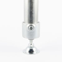 グリーンクロス 単管用ジョイント金具 Sタイプ 水平調整 ラウンド カップ型 S-15-1A-500 1個（直送品）