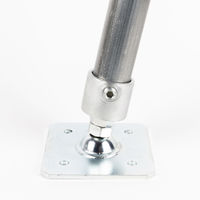 グリーンクロス 単管用ジョイント金具 Sタイプ 水平調整 重量用スクエア カップ型 S-15-1A-2000B 1個（直送品）