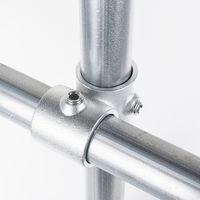 グリーンクロス 単管用ジョイント金具 Sタイプ 直交クロス継ぎ S-20-2X 1個（直送品）