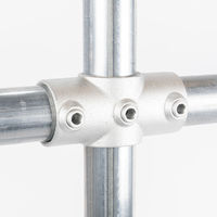 グリーンクロス 単管用ジョイント金具 Sタイプ フレームX継ぎ S-2-3X 1個（直送品）