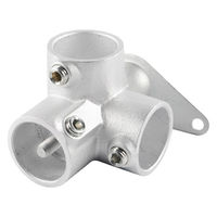 グリーンクロス 単管用ジョイント金具 Sタイプ 水平調整 アンカー コーナー型 S-15-3Y-500A 1個（直送品）