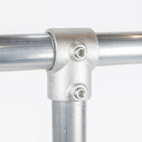 グリーンクロス 単管用ジョイント金具 Sタイプ 貫通T継ぎ S-3-2T 1個（直送品）