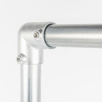 グリーンクロス 単管用ジョイント金具 Sタイプ L継ぎ エルボ S-4-2L-90 1個（直送品）