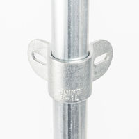 グリーンクロス 単管用ジョイント金具 Sタイプ L型 ダブル羽根付き S-8-1L 1個（直送品）