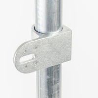 グリーンクロス 単管用ジョイント金具 Sタイプ シングル羽根付き 板留 S-8-1SB 1個（直送品）