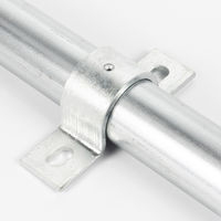 グリーンクロス 単管用ジョイント金具 Zタイプ 単管パイプ用 強力サドル Z-18-1U 1個（直送品）