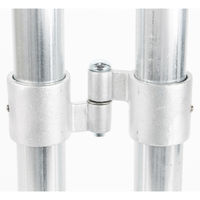 グリーンクロス 単管用ジョイント金具 Zタイプ 扉用蝶番 Z-24-2H 1個（直送品）