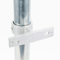 グリーンクロス 単管用ジョイント金具 Zタイプ スペース板留 Z-31-1B 1個（直送品）