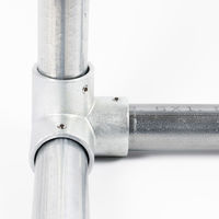 グリーンクロス 単管用ジョイント金具 Zタイプ コーナーY継ぎ Z-5-3Y 1個（直送品）