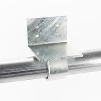 グリーンクロス 単管用ジョイント金具 Zタイプ 木材留め 並行 Z-90-TH 1個（直送品）