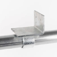 グリーンクロス 単管用ジョイント金具 Zタイプ 木材留め 直交 Z-90-TX 1個（直送品）